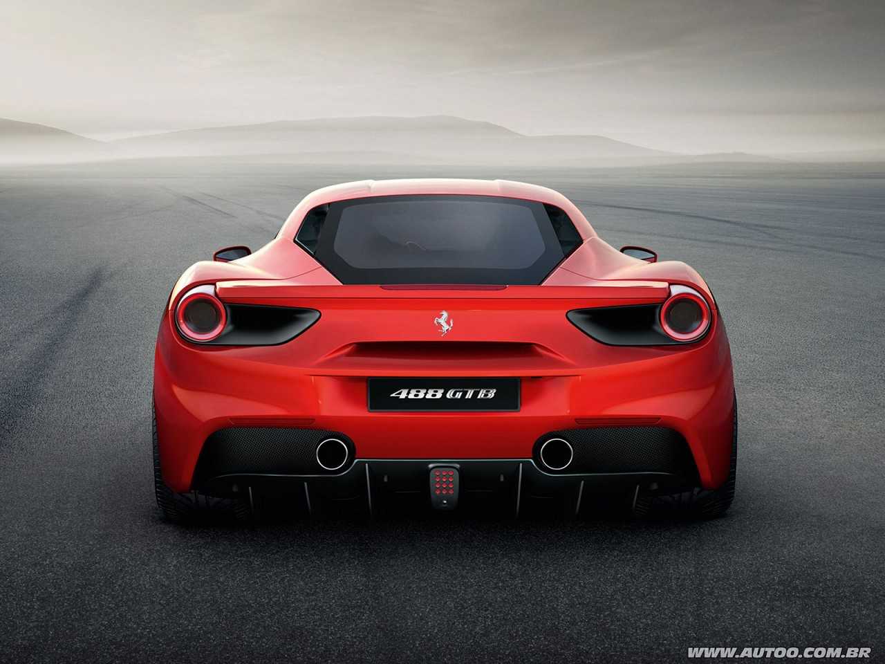 Ferrari�488 GTB - Foto 6 de 7 - 1600 x 1200 pixels2015 - traseira